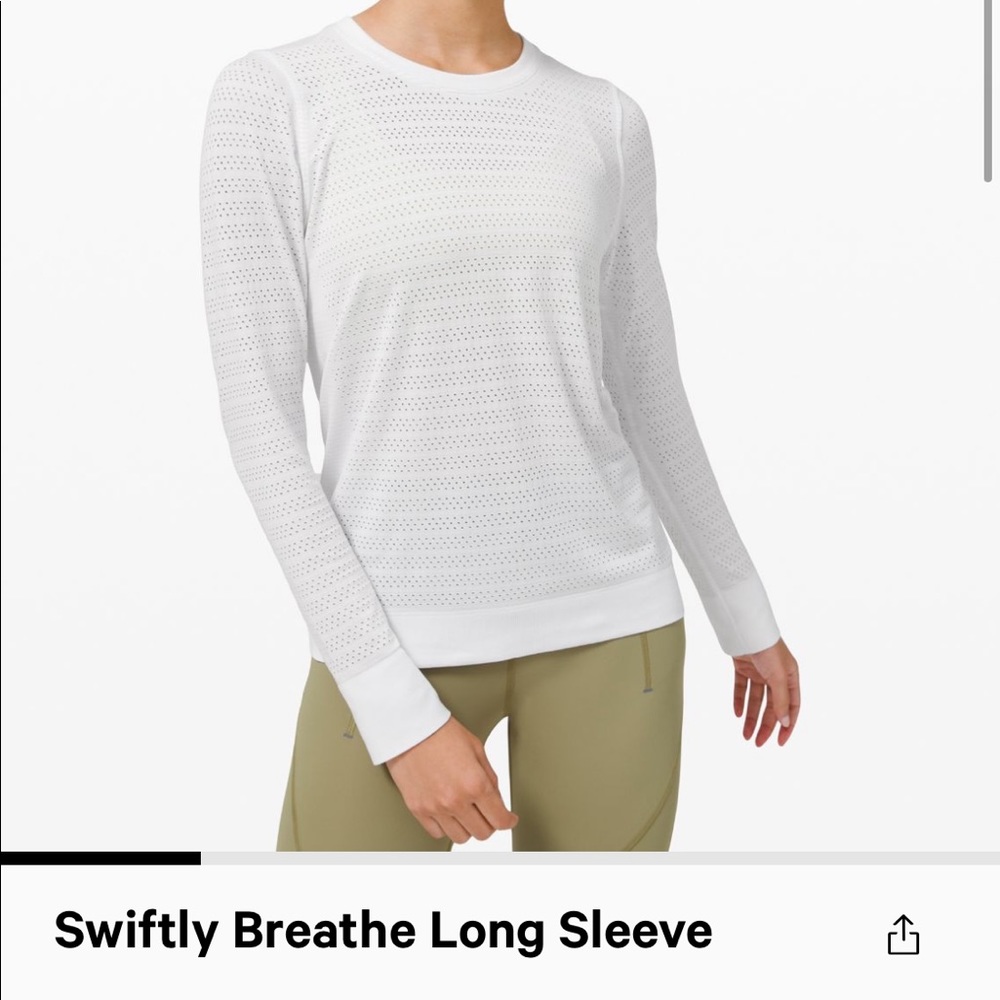 Lululemon Swiftly Breathe Long Sleeve
